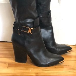 Heel Leather Boot